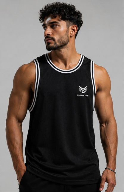 MOGAINS Stay Humble Wide Rib Tank