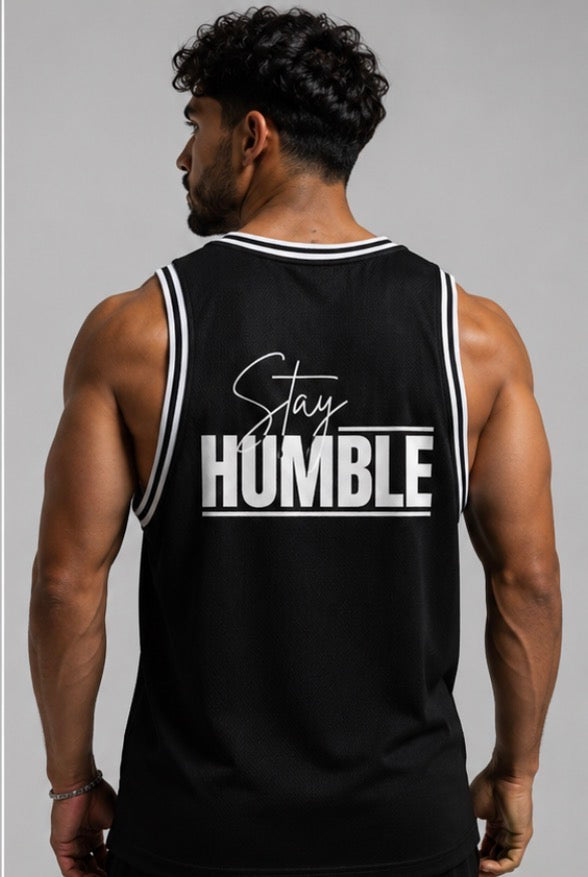 MOGAINS Stay Humble Wide Rib Tank